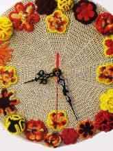 Часы крючком До свидания, лето