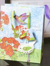 Декор для подарочного пакета - птичка, фото