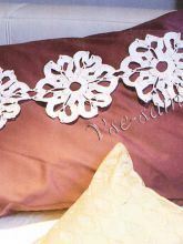 Декор для подушки ажурные круги, фото