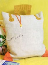 Декор для подушки чемодан, фото