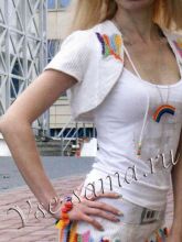 Декор крючком Радужный