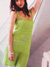 Длинный топ крючком