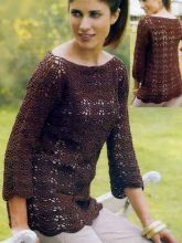 Джемпер крючком