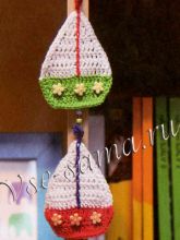 Гирлянда крючком - Кораблики