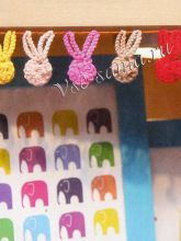 Гирлянда крючком - Зайцы