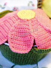 Грелка Цветок на форму для выпечки