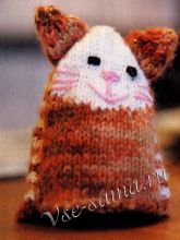 Грелка для яиц Кот Рыжик