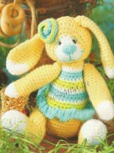 Игрушка крючком - Зайчонок Мила