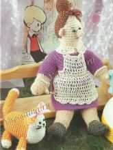 Игрушки крючком - Фрекен Бок и Матильда