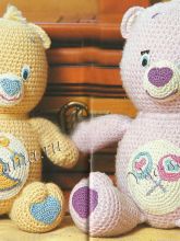 Игрушки крючком - Заботливые мишки