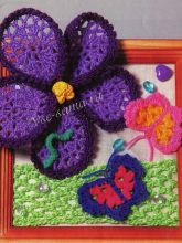 Картина крючком Летний зной, фото