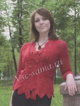 Короткий жакет с каймой