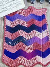 Коврик крючком - волны