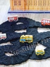 Коврик крючком для детской автодром