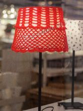 Красный абажур, фото