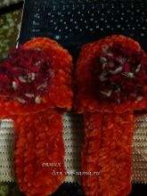 Тапочки из плюшевой пряжи, фото