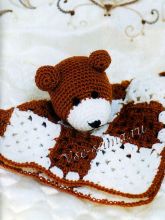 Мишка-косынка крючком