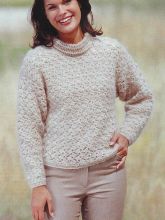 Мохеровый пуловер