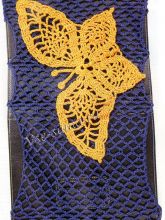 Обложка крючком для электронной книги