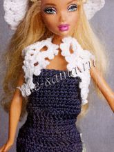 Одежда для куклы Барби крючком
