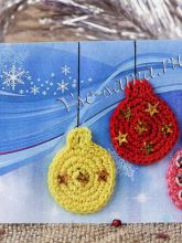 Открытка Новогодние шары, фото