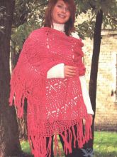 Палантин крючком