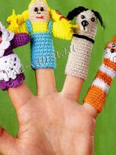 Пальчиковый театр Сказка про репку крючком