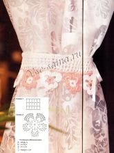 Подхват для штор Незабудки