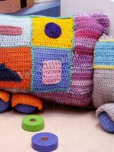 Подушка крючком - Грузовая машина