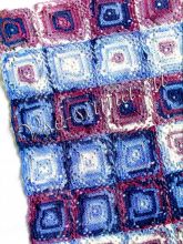 Покрывало крючком для детской кроватки