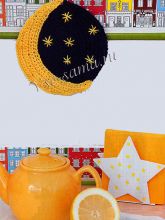 Прихватка крючком луна