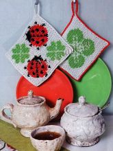 Прихватки крючком Лето