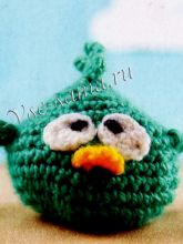 Птичка Соня - игрушка крючком
