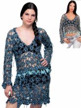 Пуловер и платье с бантиками