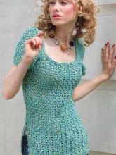 Пуловер с разрезами