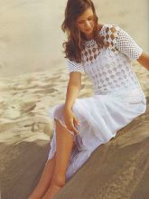 Пуловер с ромбами