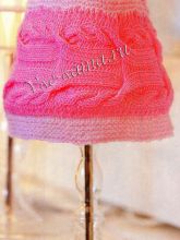 Розовый абажур