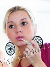 Серьги Паутинка