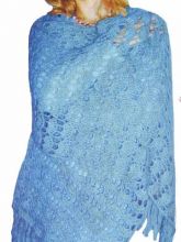 Синий палантин