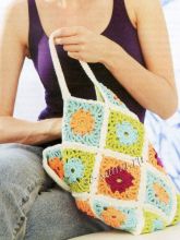 Сумка из разноцветных мотивов, фото