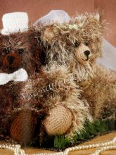 Свадебные мишки - игрушки крючком