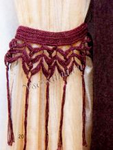 Украшение для штор крючком