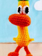 Утка - игрушка крючком