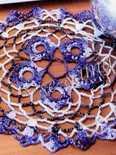 Вязание салфетки крючком