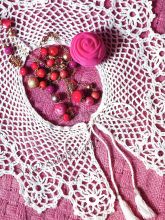 Воротничок крючком фантазия