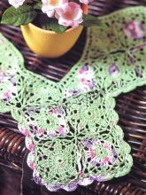 Воротничок крючком нежность