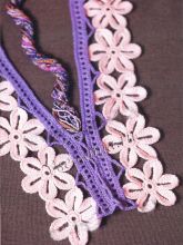 Воротничок крючком весна