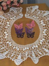 Воротник крючком - осеннее утро