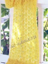 Воздушный шарф крючком