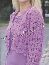 Ажурный жакет спенсер